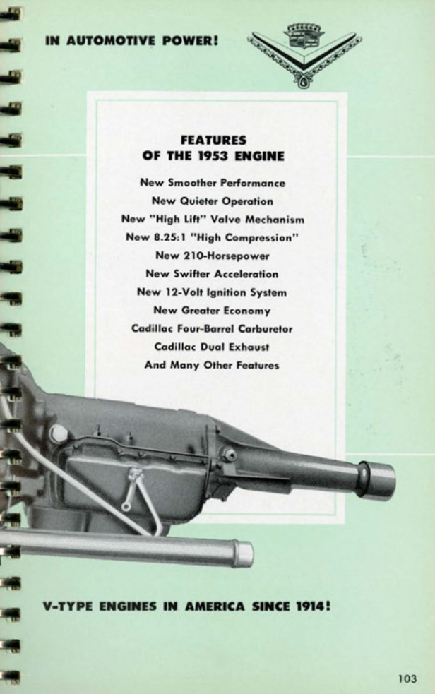1953 Cadillac Salesmans Data Book Page 7